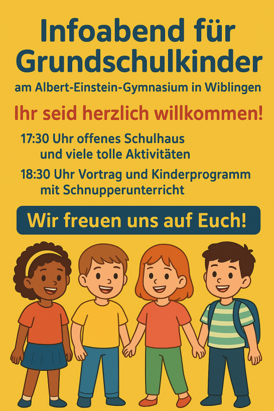 Infoabend für die neuen Fünftklasskinder und ihre Eltern 