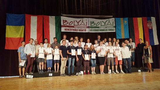 Die deutsche Delegation beim Europäischen Finale