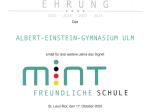 MINT-freundliche Schule 2025