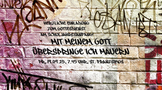 Einladung zum Schulgottesdienst